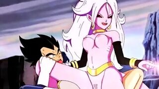 Hentai redhead gives blowjob and having sex
