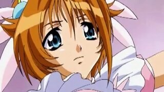Horny anime lesbian