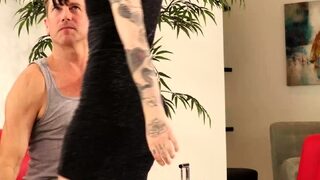 Close up anal fuck and blowjob threesome