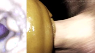 Whore Hole + Cum Pole = Cum Hole: Fleshlight internal camera.