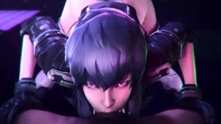 Hentai chick enjoys anal sex at the gym