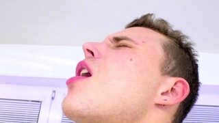 Bi guys cumming in trio anal and bj action