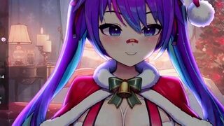 Hentai redhead gives blowjob and having sex